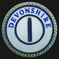 Devonshire Masonic Apron Badge