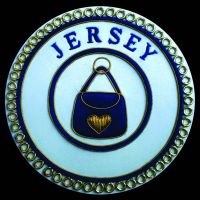 Jersey Masonic Apron Badge