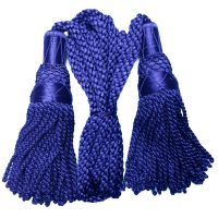 Royal Blue Silk Bagpipe Cords