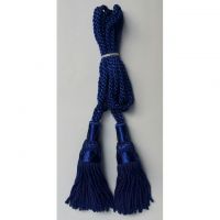 Navy Blue Silk Bagpipe Cords