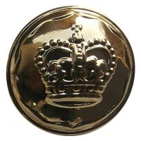 Crown Button Gold