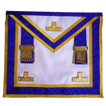 Masonic Apron with Gold Braids