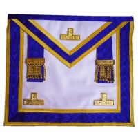 Masonic Apron with Gold Braids