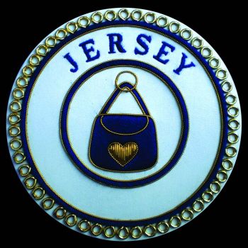 Jersey Masonic Apron Badge