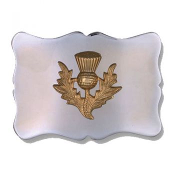 Kilt Buckle White