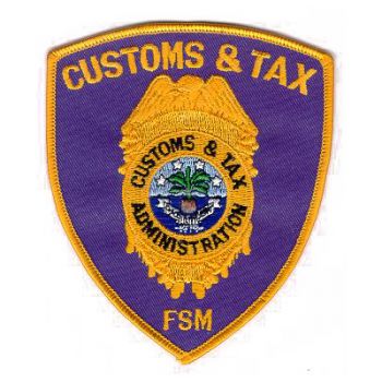 CUSTOMS & TAX ADMINISTRATION BADGE